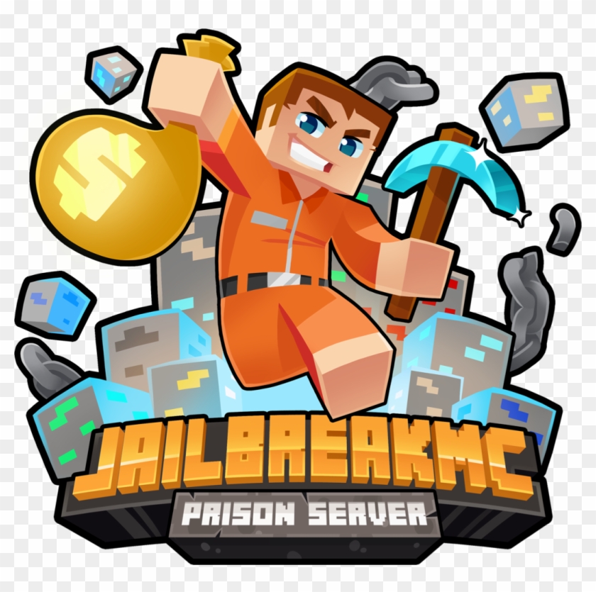 Minecraft Prison Server Logo Clipart