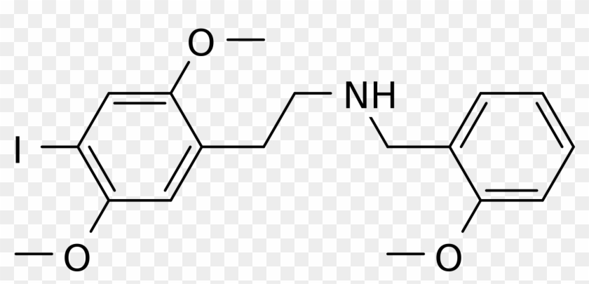 No - 25b Nbome Chemical Structure Clipart
