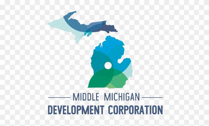 Mmdc Logo Blue - Silhouette Michigan State Outline Clipart #4307090