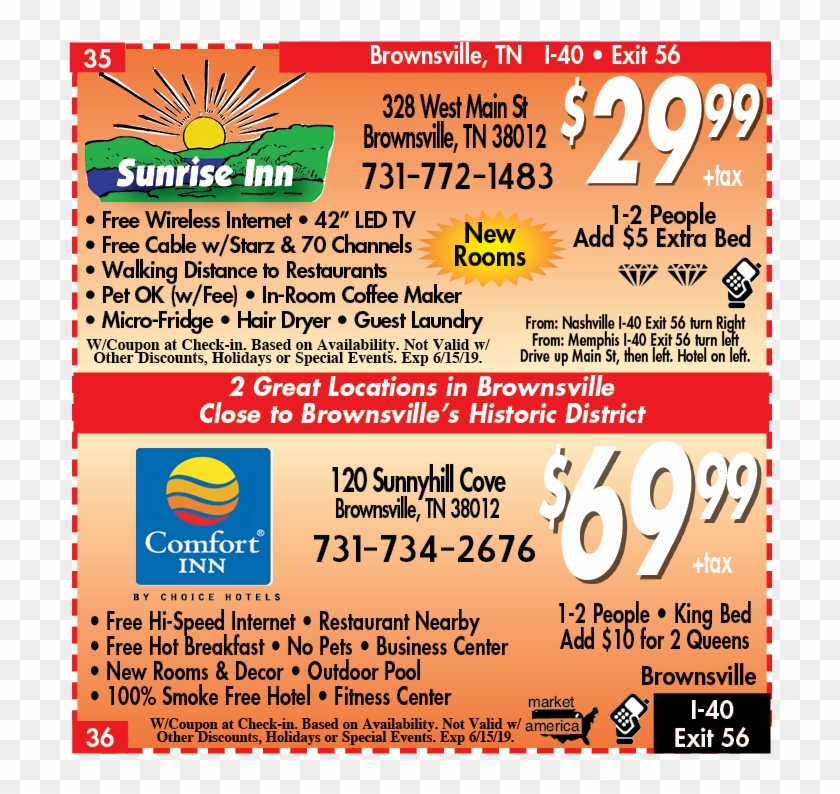 120 Sunny Hill Cove, Brownsville, Tn - Comfort Inn Clipart