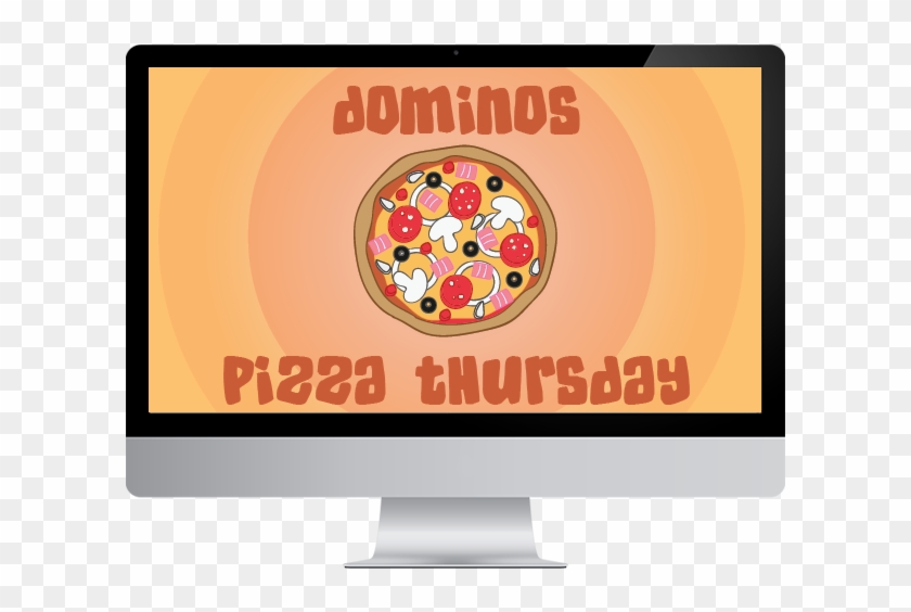 Dominos Pizza Thursday - Illustration Clipart