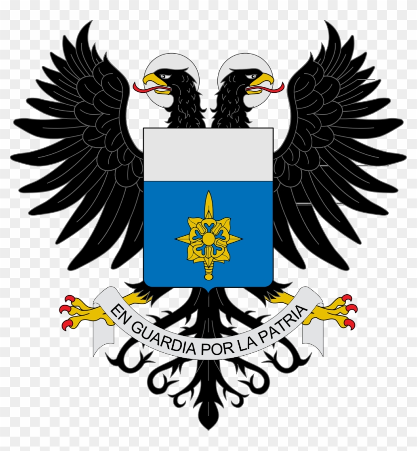 Escudo De Inteligencia Militar-colombia - Double Headed Eagle Png Clipart