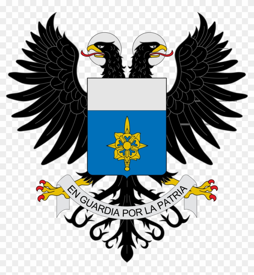 Escudo De Inteligencia Militar-colombia - Double Headed Eagle Png Clipart #4308570