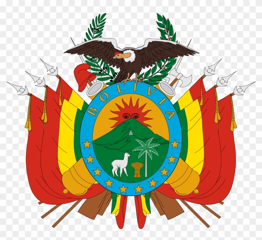 National Symbols Of Colombia - Bolivia Emblem Clipart #4308813