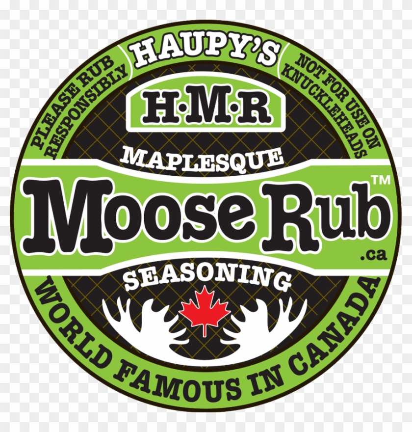 Haupys Hbr Moose Rub Maple Pepper Seasoning - Emblem Clipart #4309006