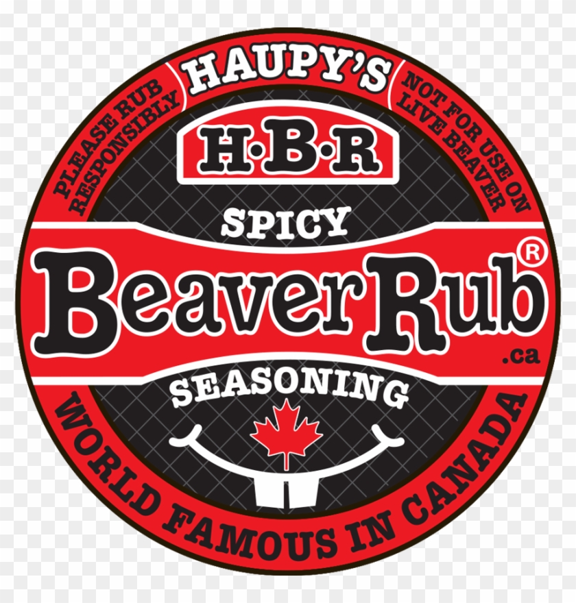 Beaver Rub - Spicy - Emblem Clipart #4309142
