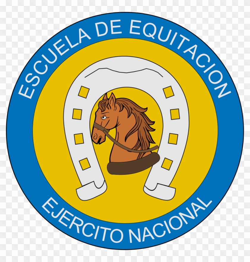 Escudo Equitacion Del Ejercito De Colombia - Bottled Water Free Day Clipart #4309681