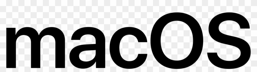 Macos Wordmark - Mac Os Logo 2017 Png Clipart #4309792