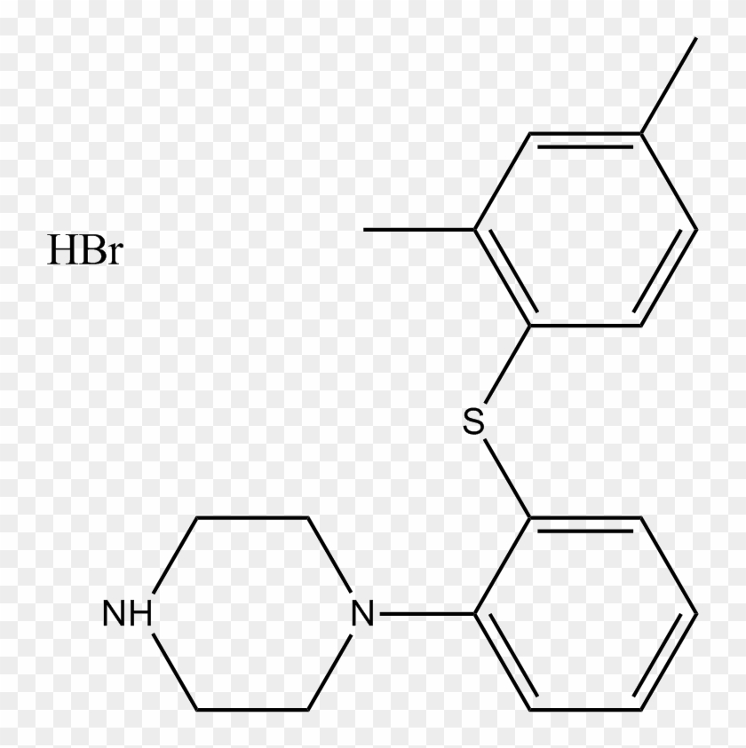 Vortioxetine Hbr - Chemistry Clipart #4310112