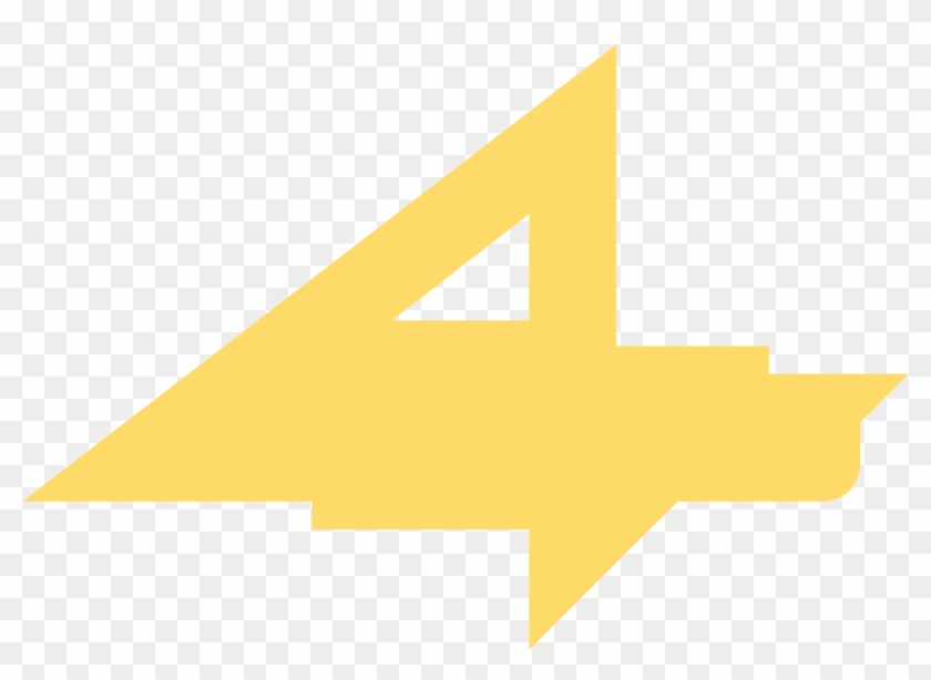 Yellow Background Part - Triangle Clipart