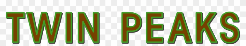 Twin Peaks Title - Twin Peaks Title Png Clipart