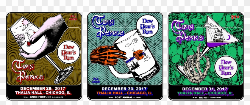 Twin Peaks Dudes - Cartoon Clipart