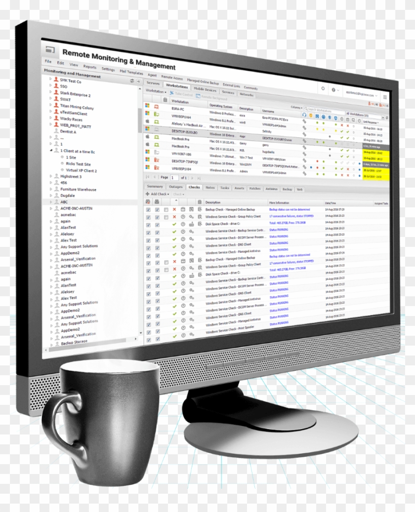 Sign Up For An Rmm Trial Here - Computer Monitor Clipart #4312287