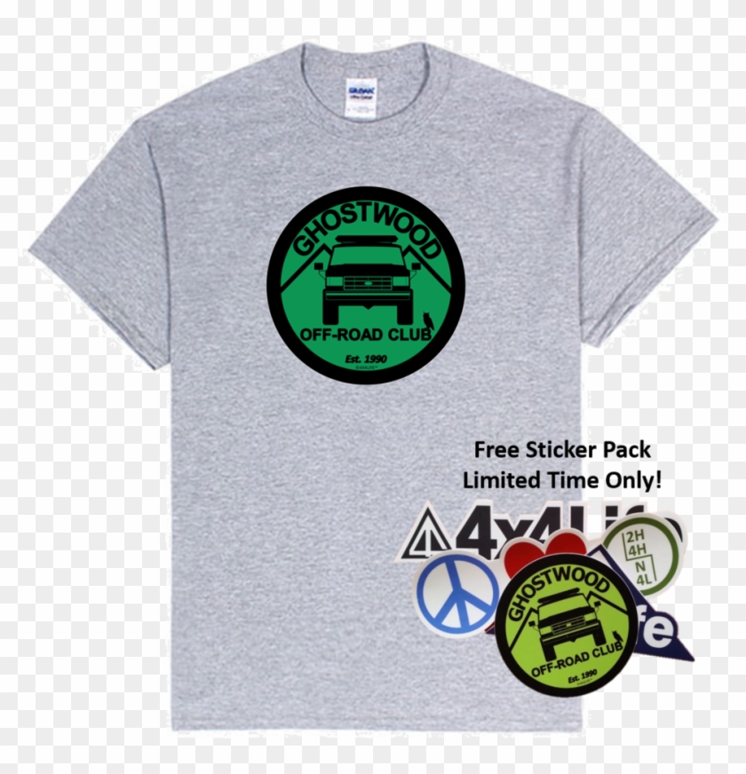 Twin Peaks Ghostwood Off-road Club Tee , Png Download - Armored Car Clipart