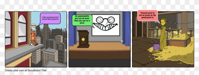 Powerpoint Vs Prezi - Freak The Mighty Pond Clipart