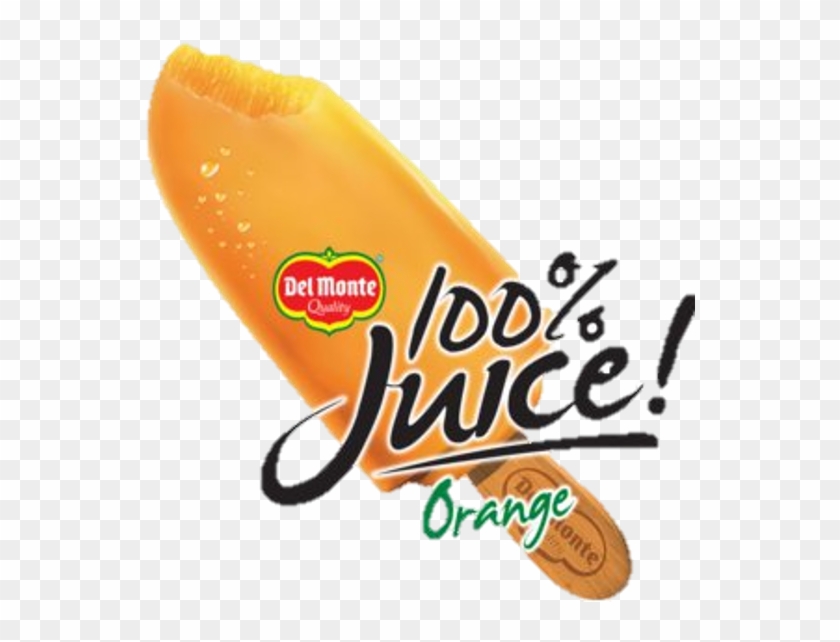 Del Monte 100% Orange Juice Packing Per Case - Ice Cream Bar Clipart #4313769