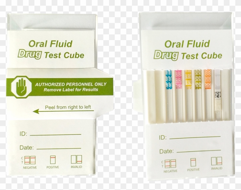 Ce Approved Oral Fluid Drug Test Cube Saliva Drug Test - Paper Clipart #4314118