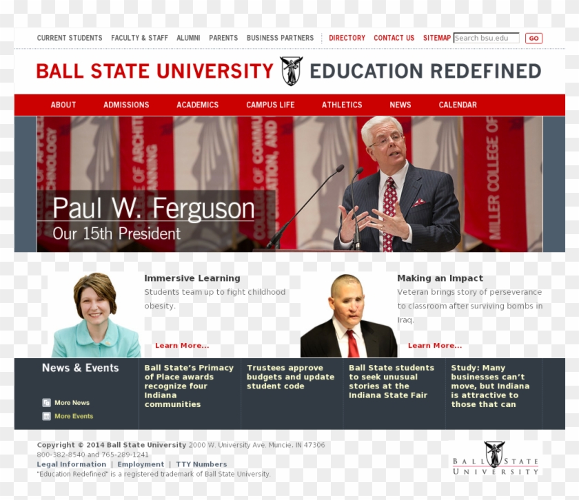 Ball State University Competitors, Revenue And Employees - Ball State University Clipart