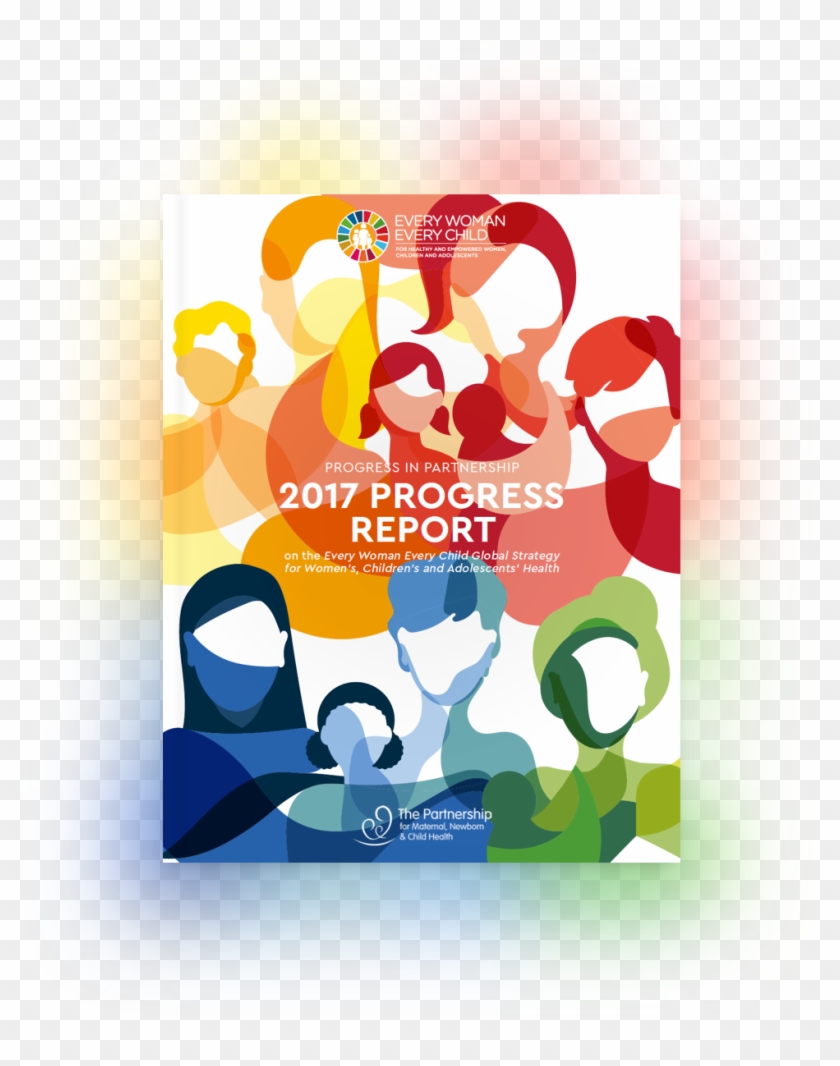 Women's Health And Well-being - Women Report Cover Design Clipart