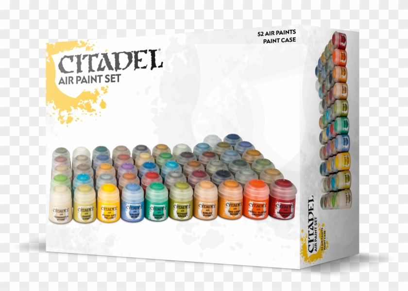 Sets Air Set Transparent Background - Citadel Paint Set Layer Clipart #4314909