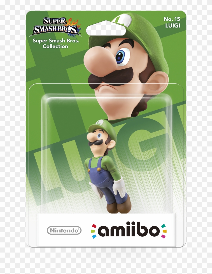 Amiibo Imágenes - Super Smash Bros Luigi Amiibo Clipart