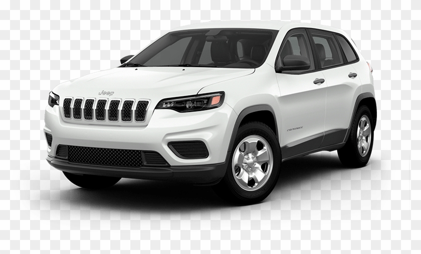 2019 Jeep Cherokee Overland Pearl White Clipart