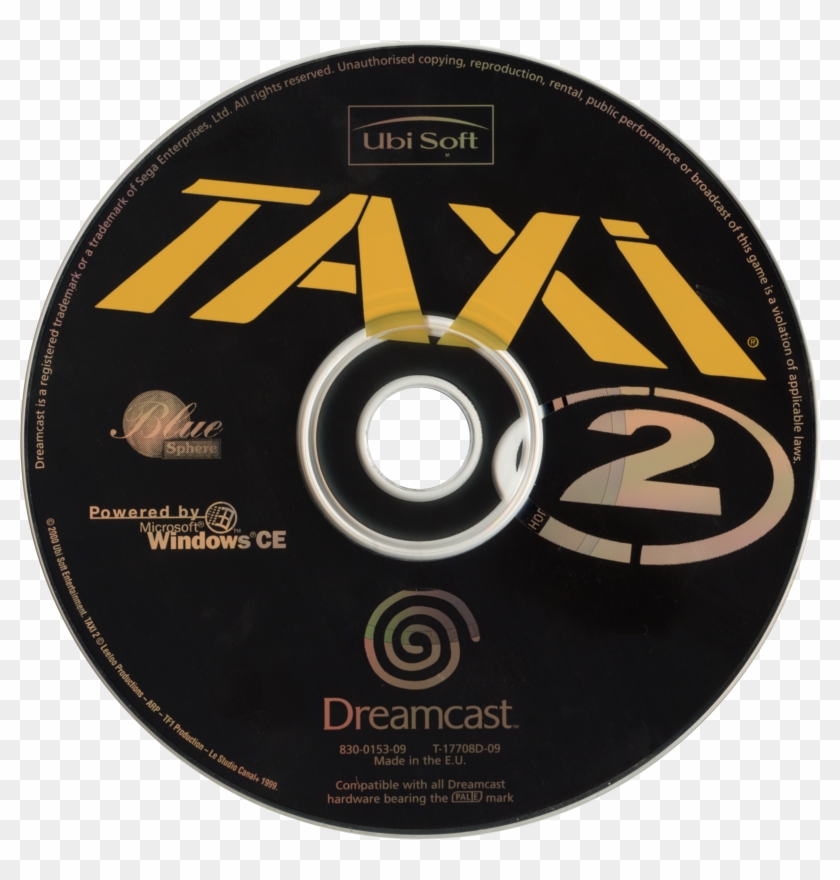 Disc - - Taxi 2 Le Jeu Dreamcast Clipart #4315501