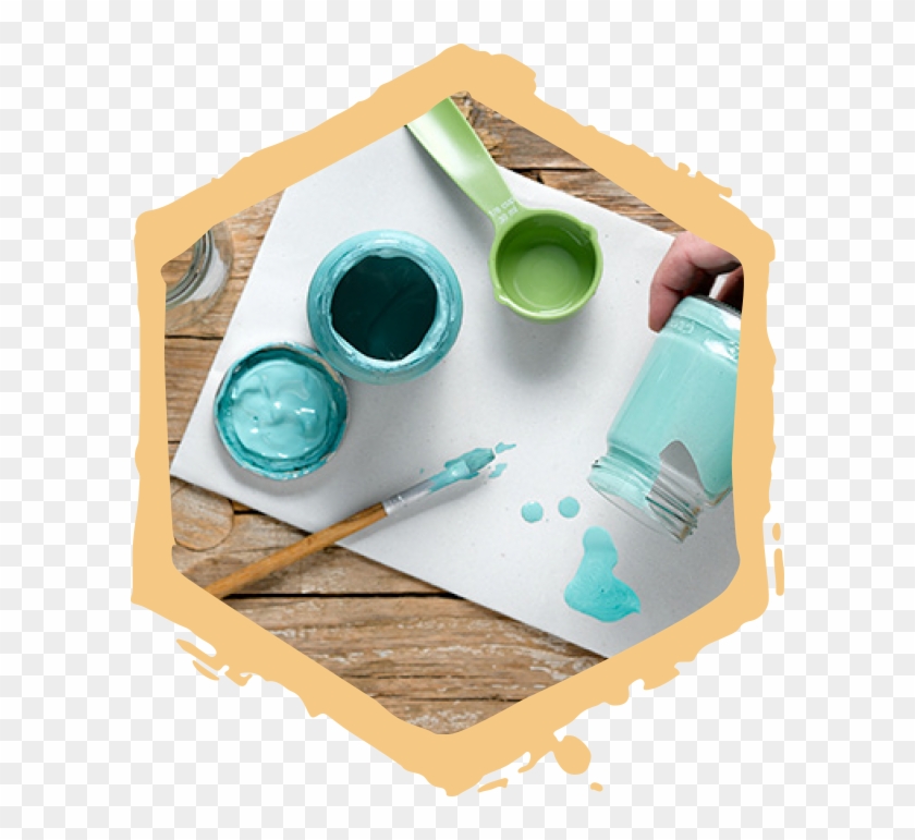 Mezclar Un Poco De Pintura Con Una Cucharadita De Agua - Watercolor Paint Clipart #4315928