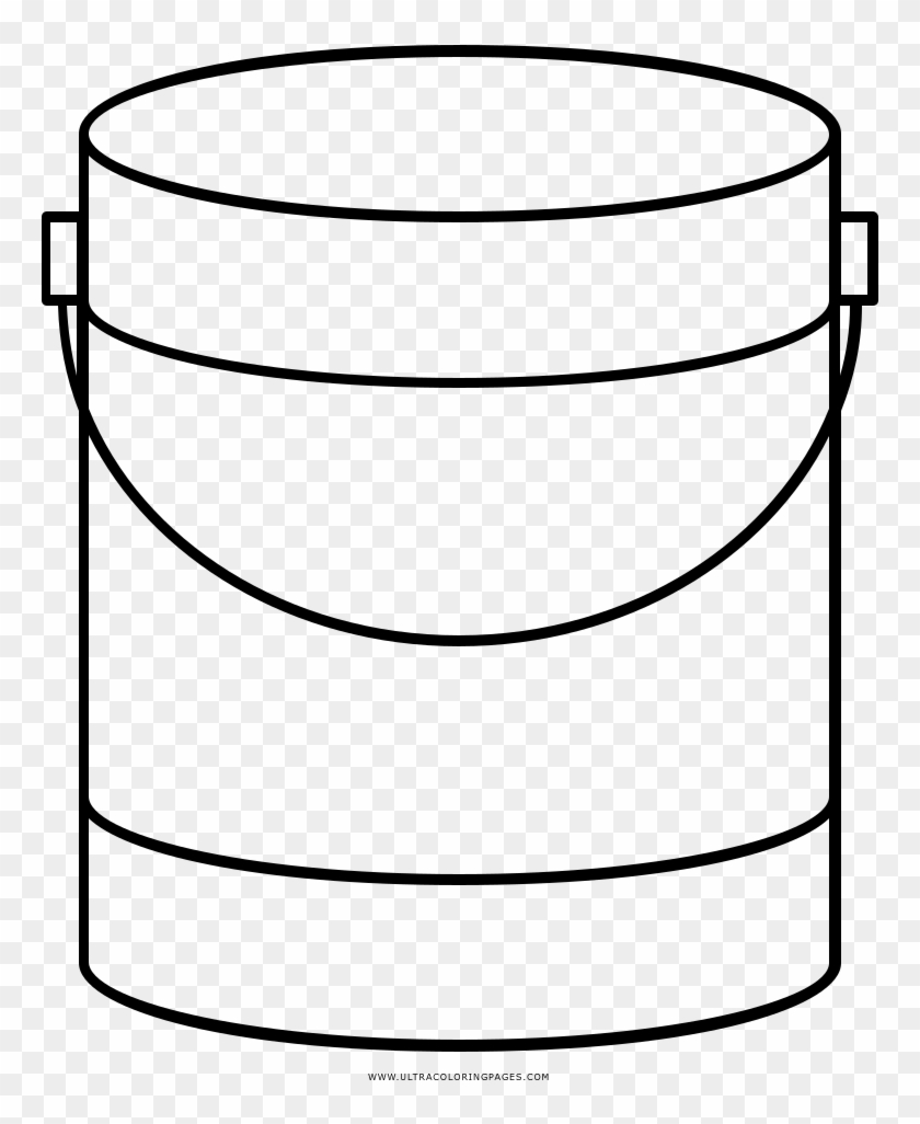 Paint Can Coloring Page - Desenho De Lata De Tinta Clipart