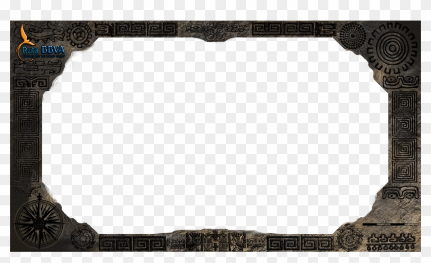 Ruta Bbva Aztec Frame Art A G O Designs Manifesting - Architecture Clipart