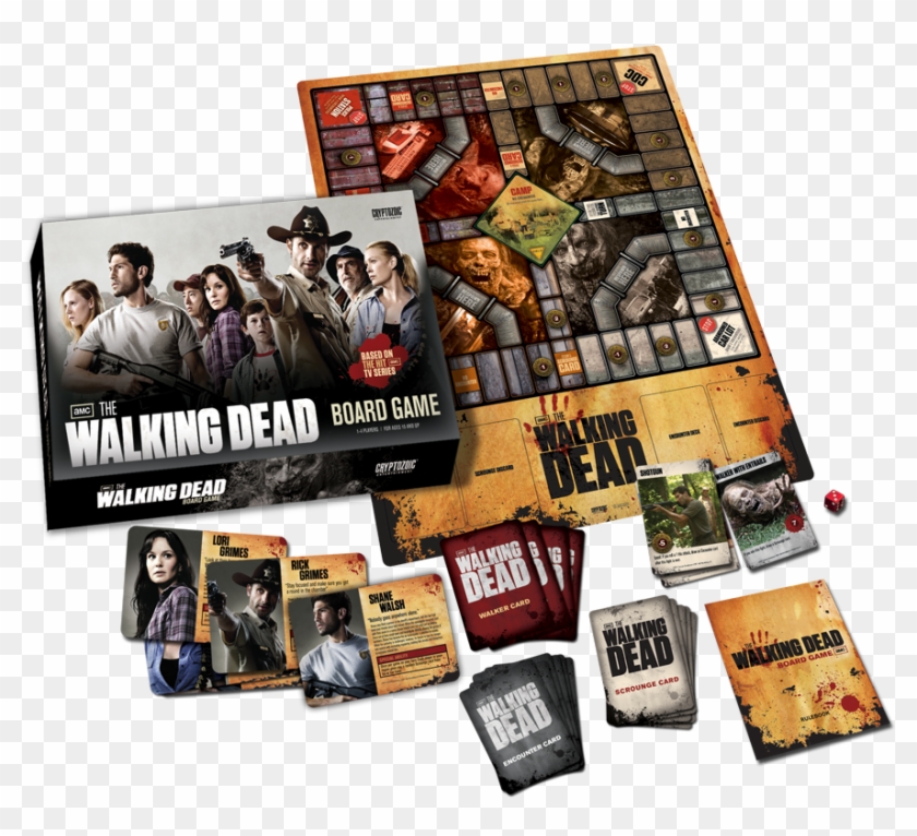 The Walking Dead Board Game - Walking Dead Board Game Cryptozoic Clipart