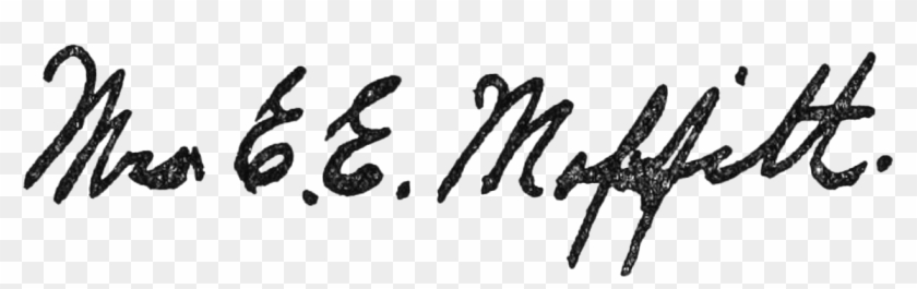 Elvira Evelina Moffitt Signature - Calligraphy Clipart #4316742