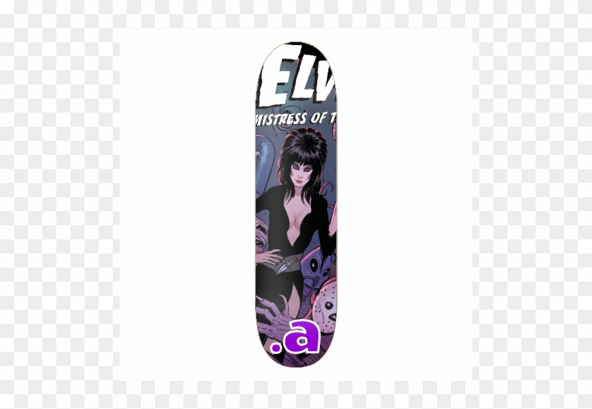Elvira Shop Deck - Skateboard Deck Clipart