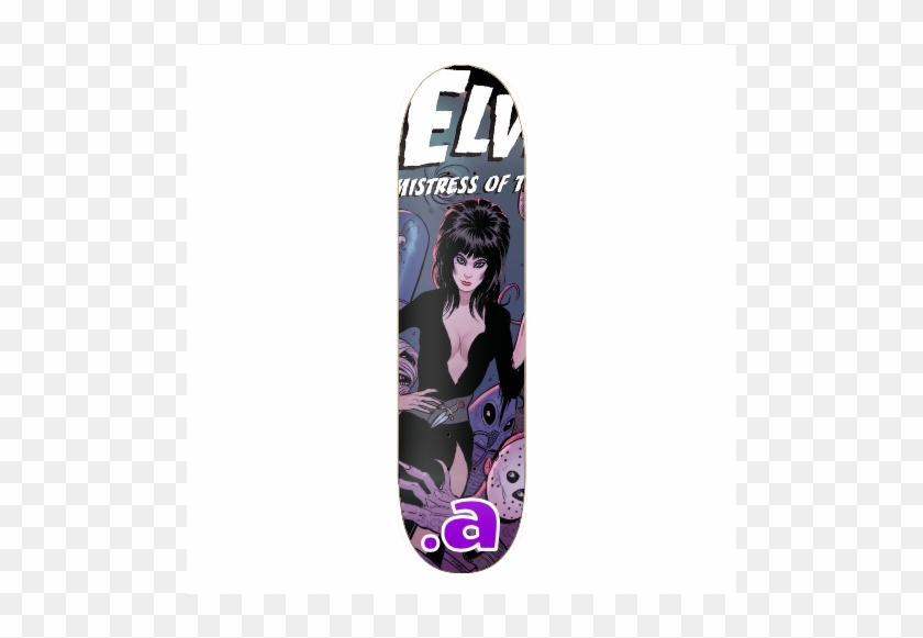 Elvira Shop Deck - Skateboard Deck Clipart #4316806