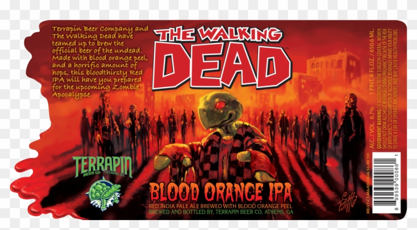 The Walking Dead Beer - Walking Dead Beer Clipart