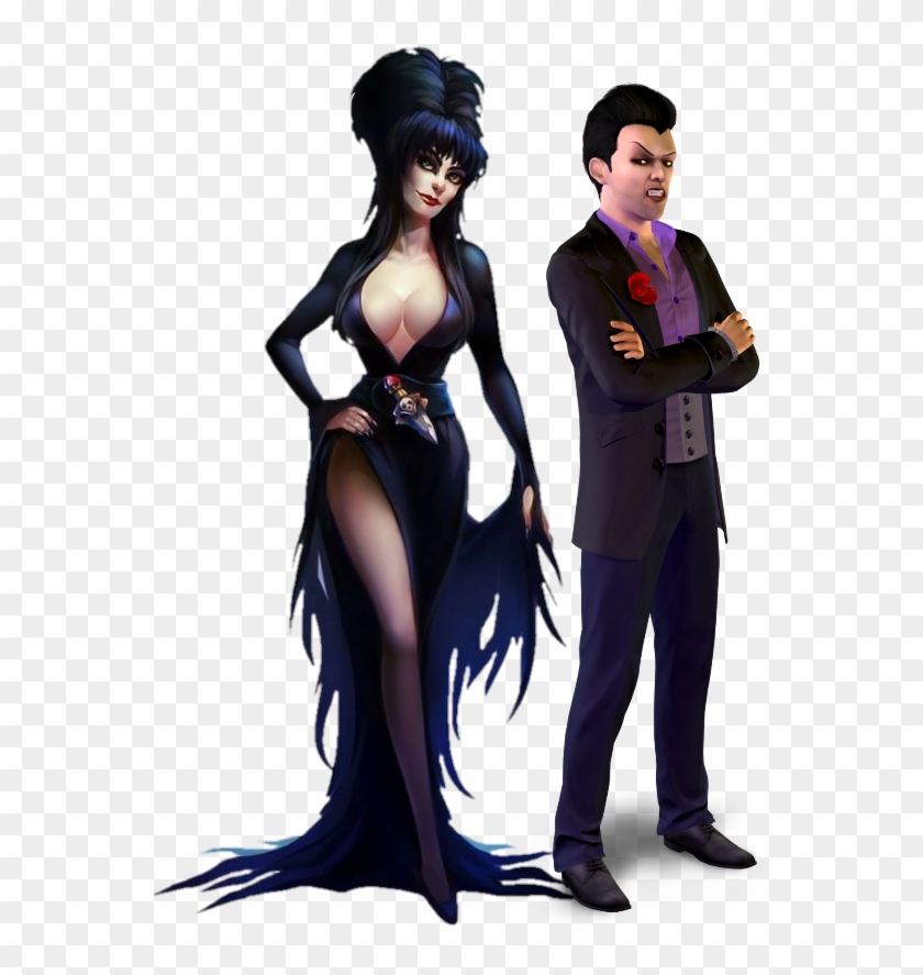 Elvira Sticker - Sims 3 Supernatural Vampire Clipart #4317058
