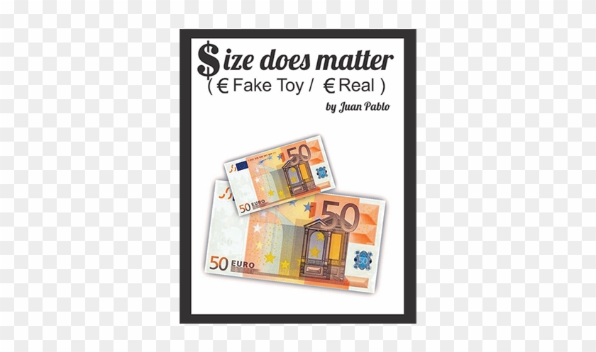 Today, When You Order "size Does Matter Euro By Juan - 50 Euro Clipart #4317464