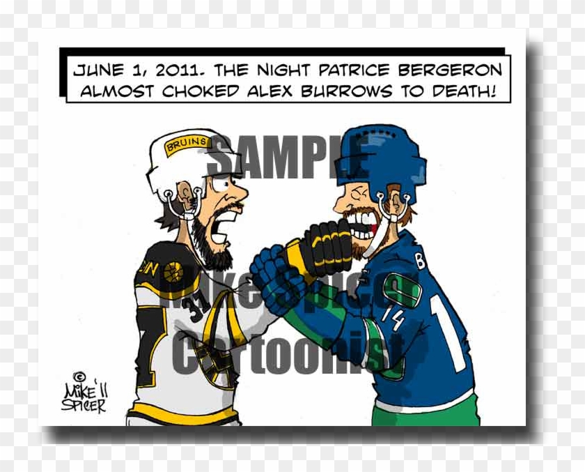 Patrice Bergeron-alex Burrows - Alex Burrows Funny Clipart #4317527