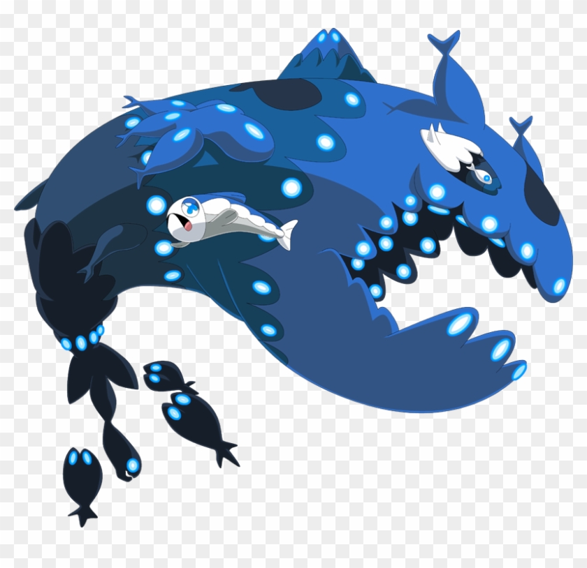 Wishiwashi, Regular And School Form Now Complete - Wishiwashi School Form Png Clipart