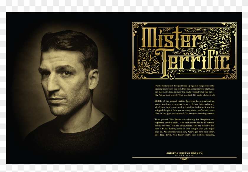 Is It Just Me Or Did They Age Bergeron In This Picture - Gentleman Clipart