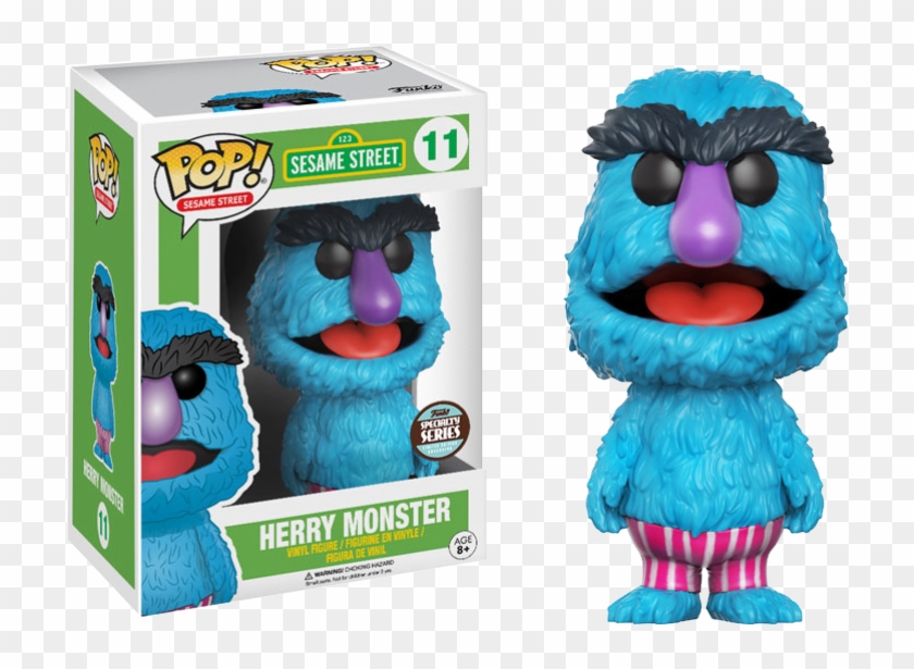 Pop Figure Sesame Street Herry Monster *specialty* - Herry Monster Funko Pop Clipart #4318458