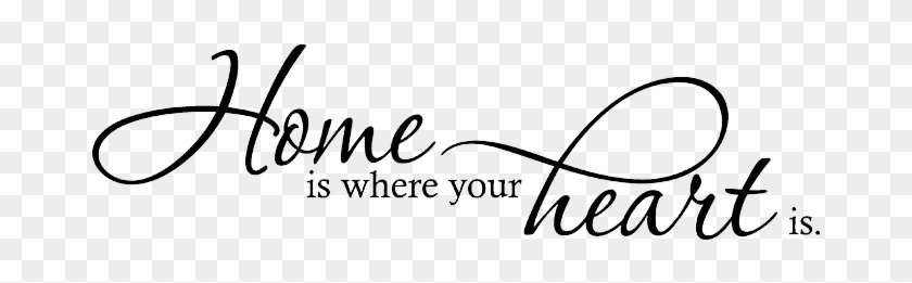 Review In Detroit 67 Home Is Where The Heart And - Calligraphy Clipart