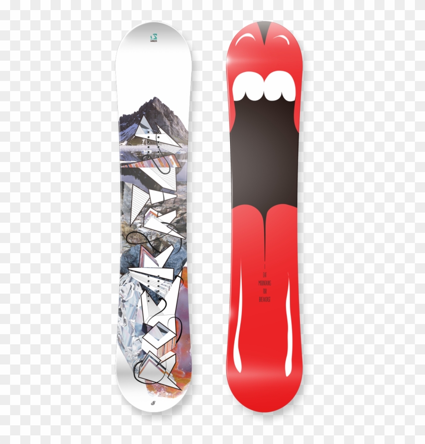 Rock & Ride Board - Snowboard Clipart #4319141