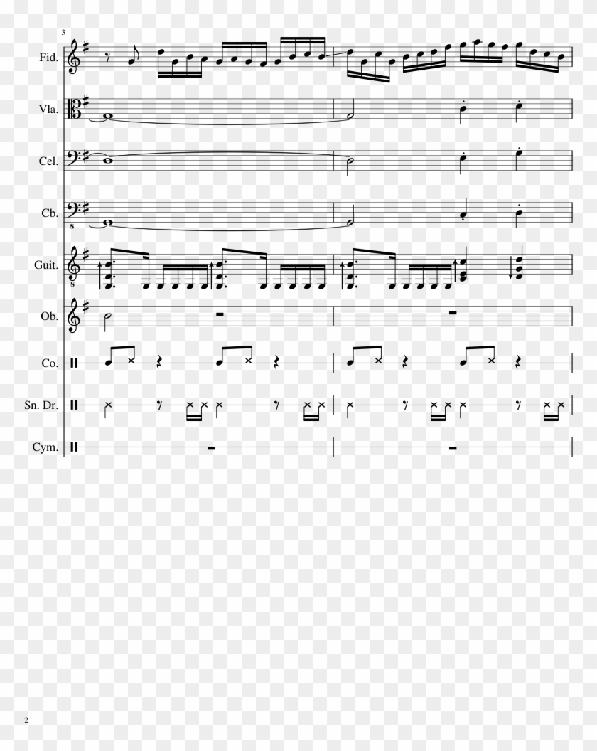 Moo Moo Meadows Sheet Music 2 Of 15 Pages - All Of The Stars Sheet Music Clipart