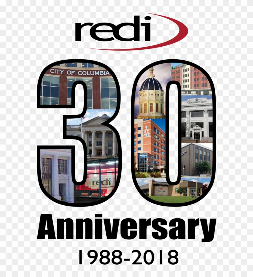 Redi 30th Anniversary 1988-2018 - Redi Clipart #4319688