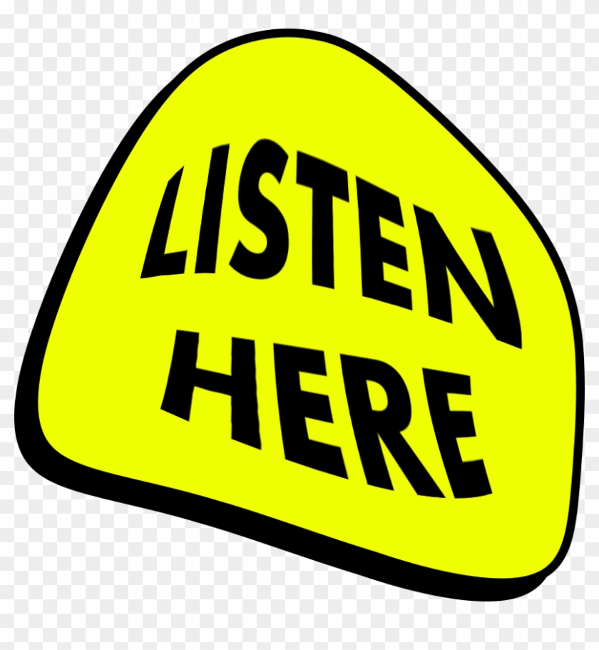 Click To Listen Clipart