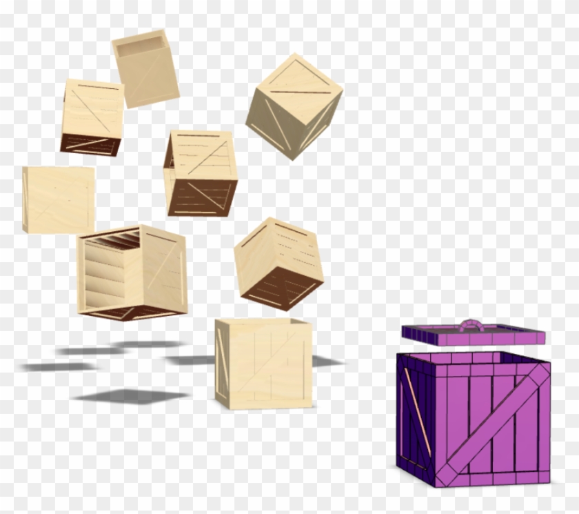 Crate Box - Plywood Clipart #4320402