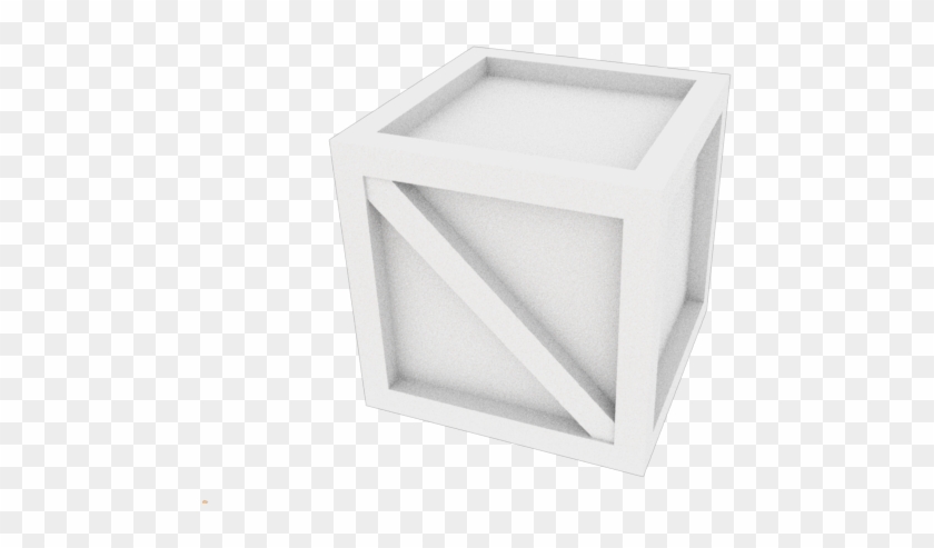 Crate With 1 Beam - Box Clipart #4320488