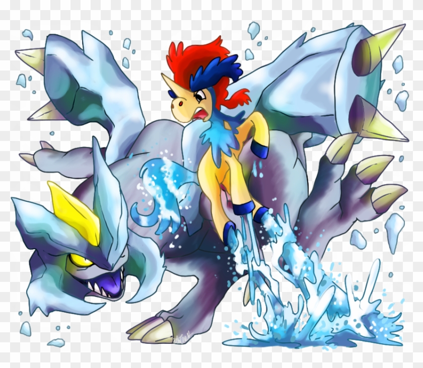 Kyurem Versus Keldeo - Cartoon Clipart #4320553