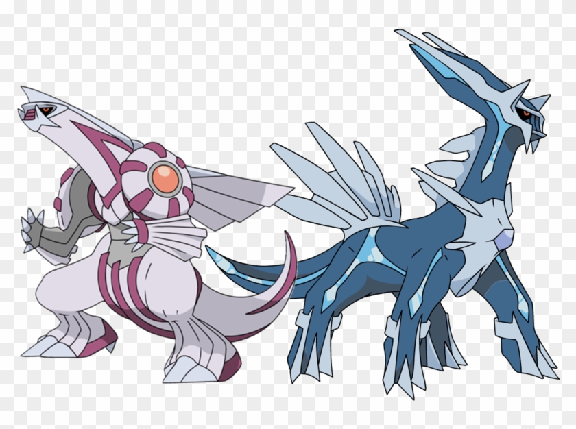 Dialga Palkia Anime - Pokemon Dialga Clipart